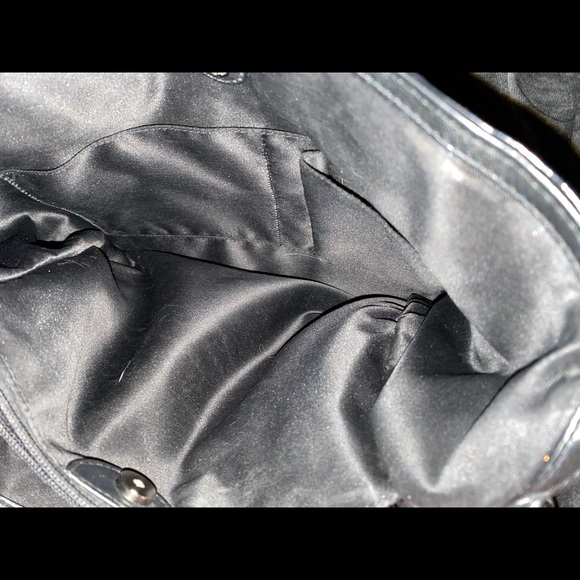 Coach Black and Silver “C” logo tote VGUC - Picture 7 of 8